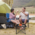 1Pc 2Pc Options Table de camping pliable Table de pique-nique portable Bureau de voyage léger avec