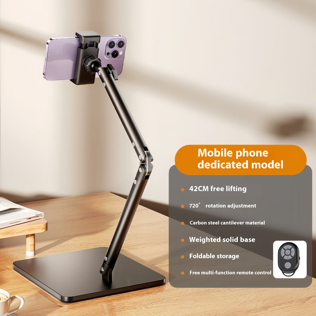 Téléphone mobile plaque métallique support de bureau pratique Live Streaming Tir