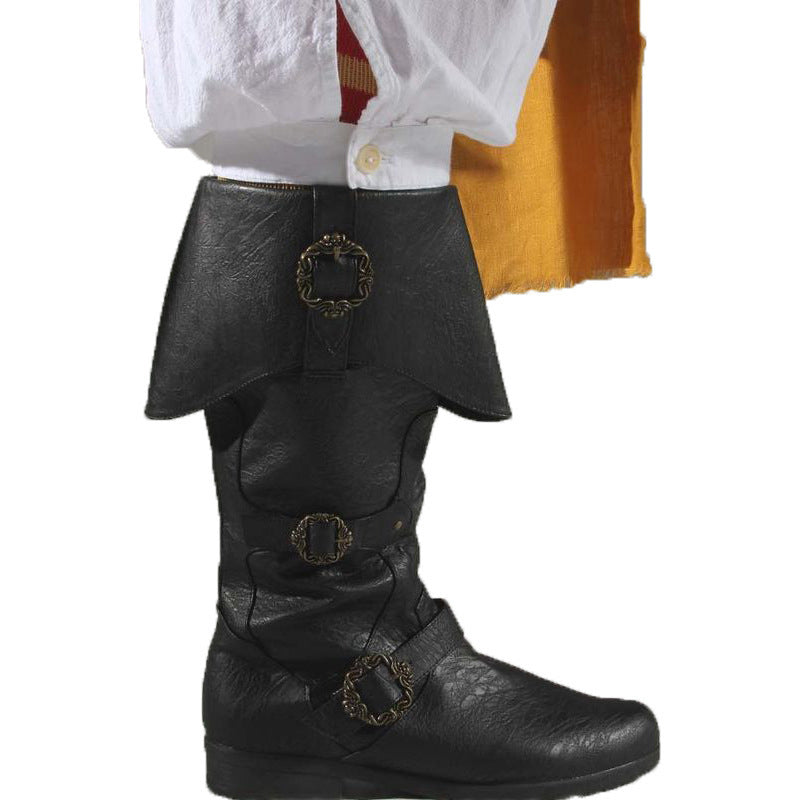 Bottes en cuir Cosplay Renaissance médiévale