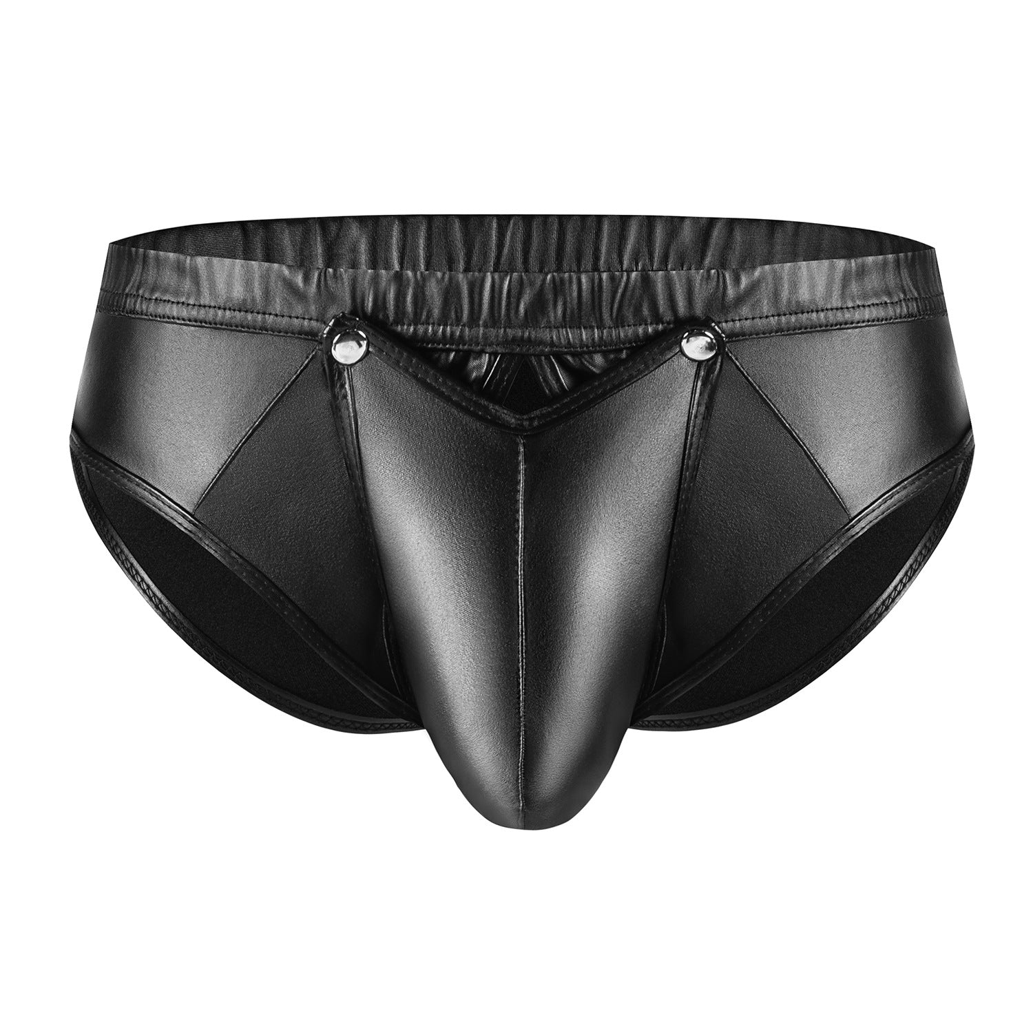 Slips en cuir mat pour hommes