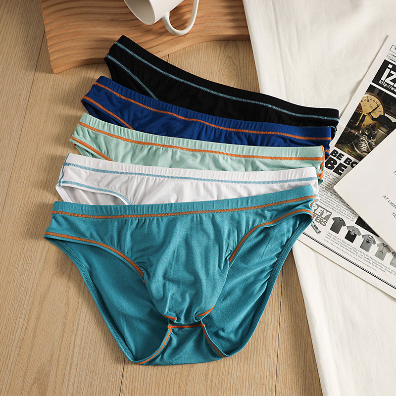 Sous-vêtements Triangle en fibre de bambou pour hommes avec Pouch de canard