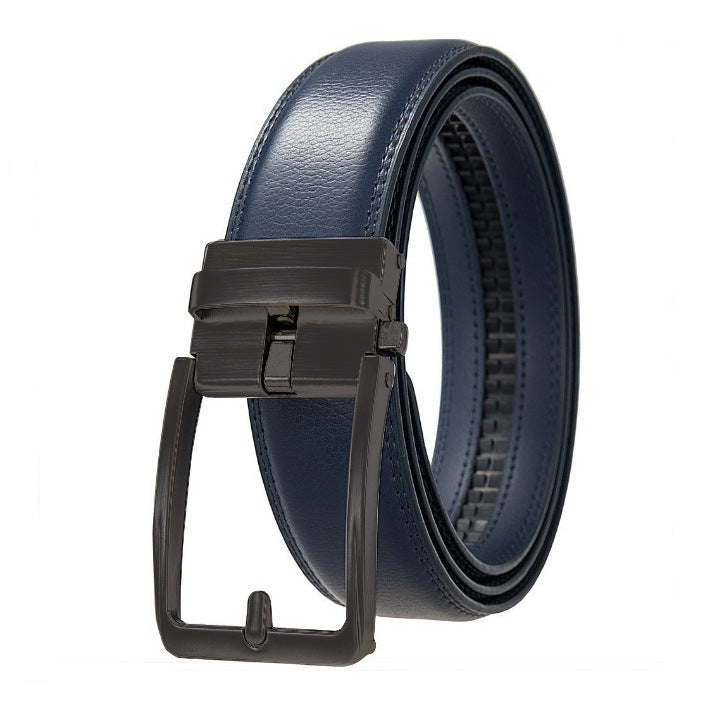 Longueur prolongée résistant à l'aiguille Ceinture à cowhide double couche pour hommes à manche automatique