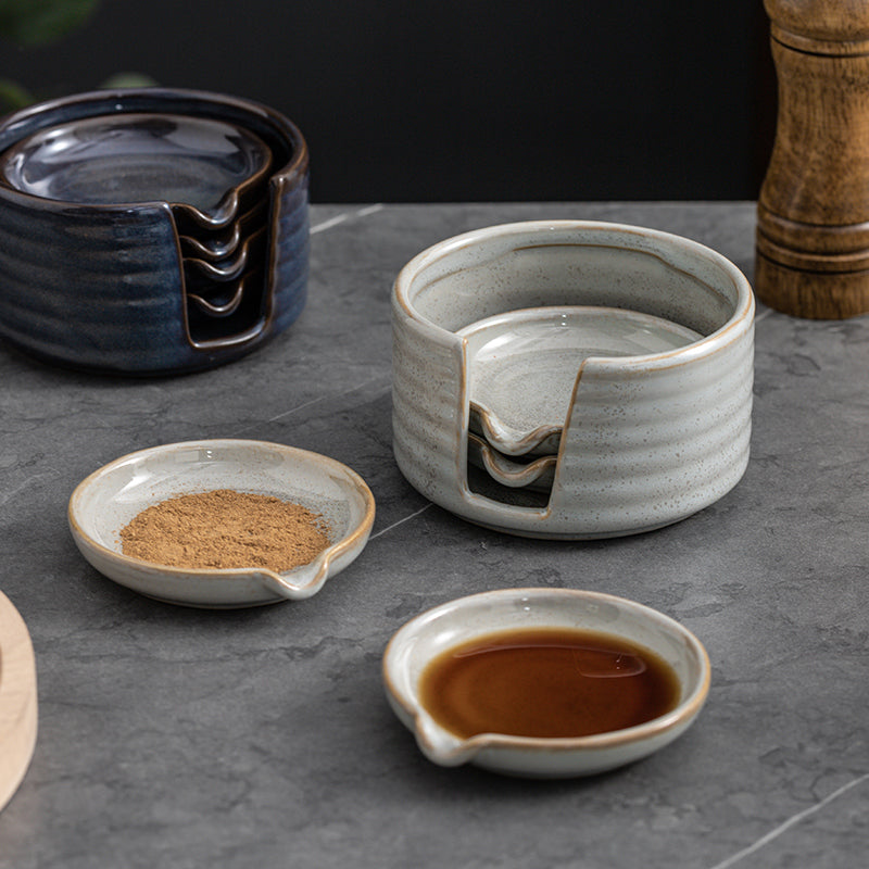 Assiette de sauce créative en céramique japonaise