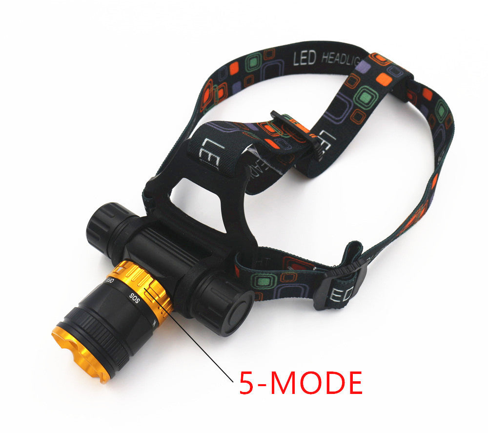 Lumière forte T6 Plongée phare Magnétique Interrupteur Phare étanche