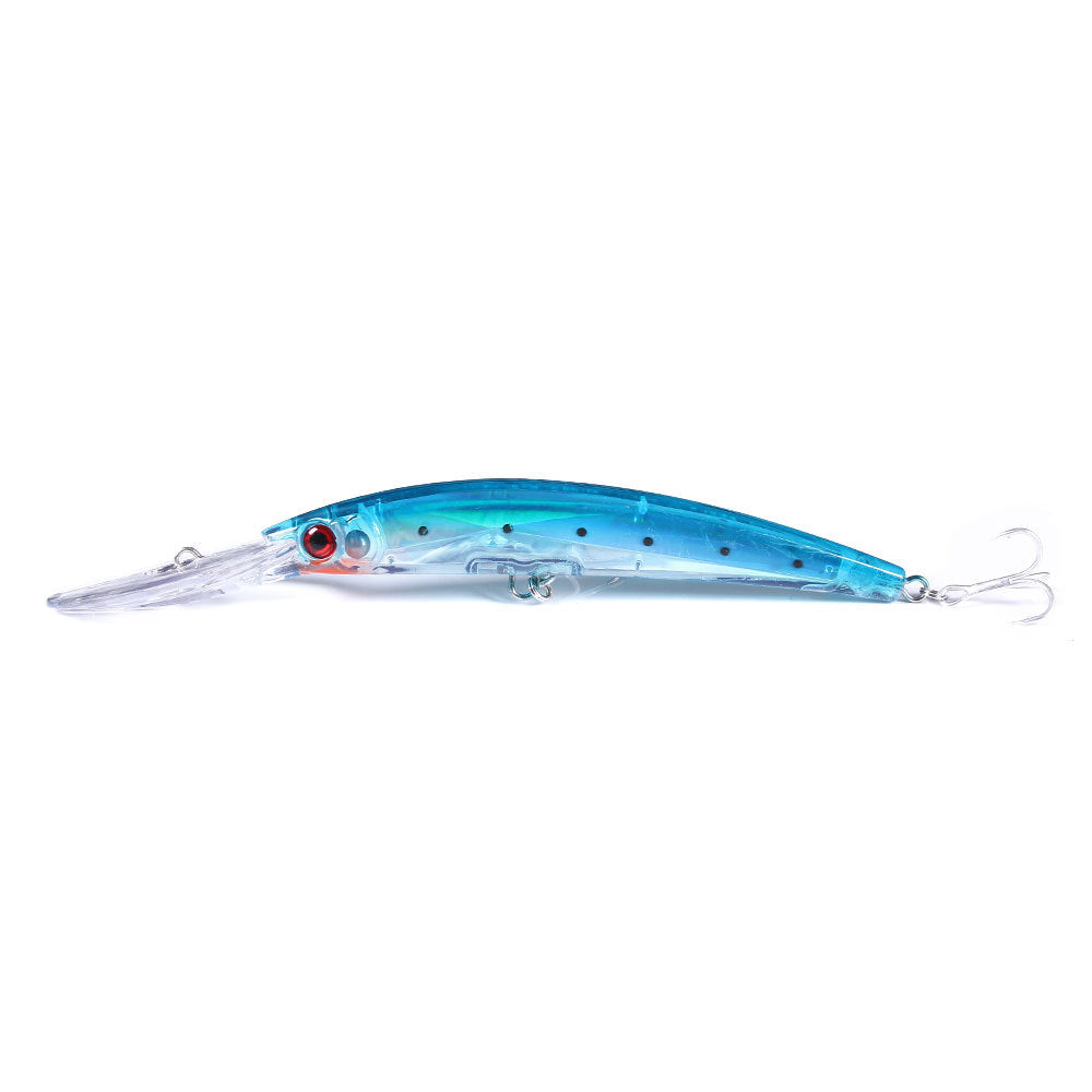 Hengjia Long Cast Sea Fishing Mino Simulation de faux bec flottant loin