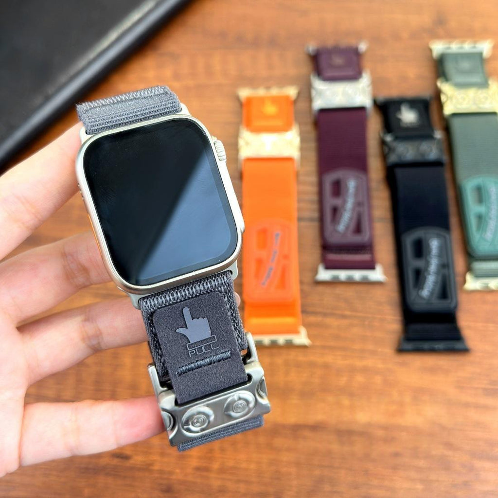 Bracelet de montre en nylon à libération rapide avec bande magnétique