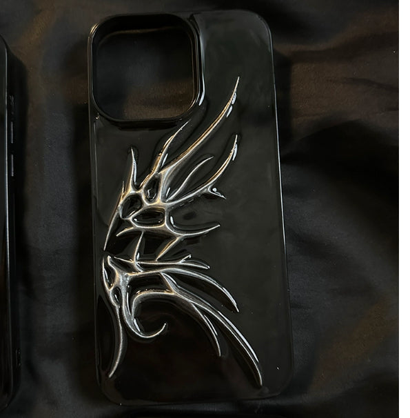 Étui de téléphone à trois dimensions à bloom simple