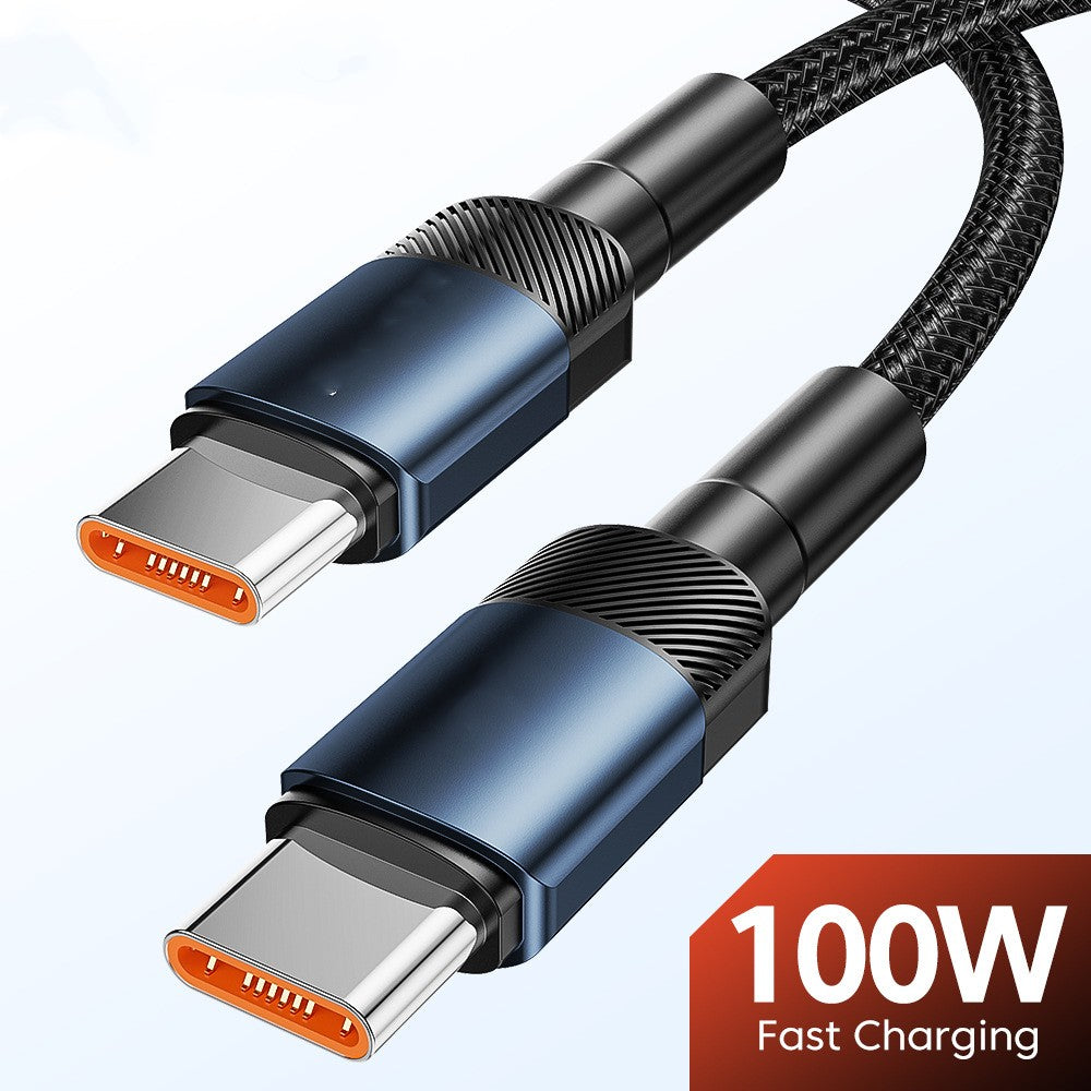Câble de données en alliage d'aluminium PD100W Câble de charge rapide Câble de charge USB