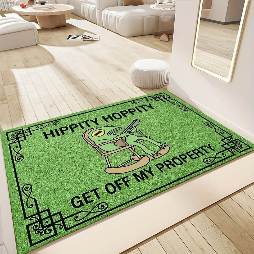 Frog Rocking Chair Funny Matelas de plancher sans glissement personnalisé