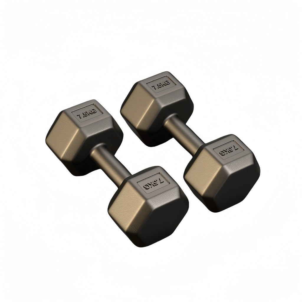 Accueil Fitness Équipement d'exercices Fixed Rubber-Coated Small Dumbbells