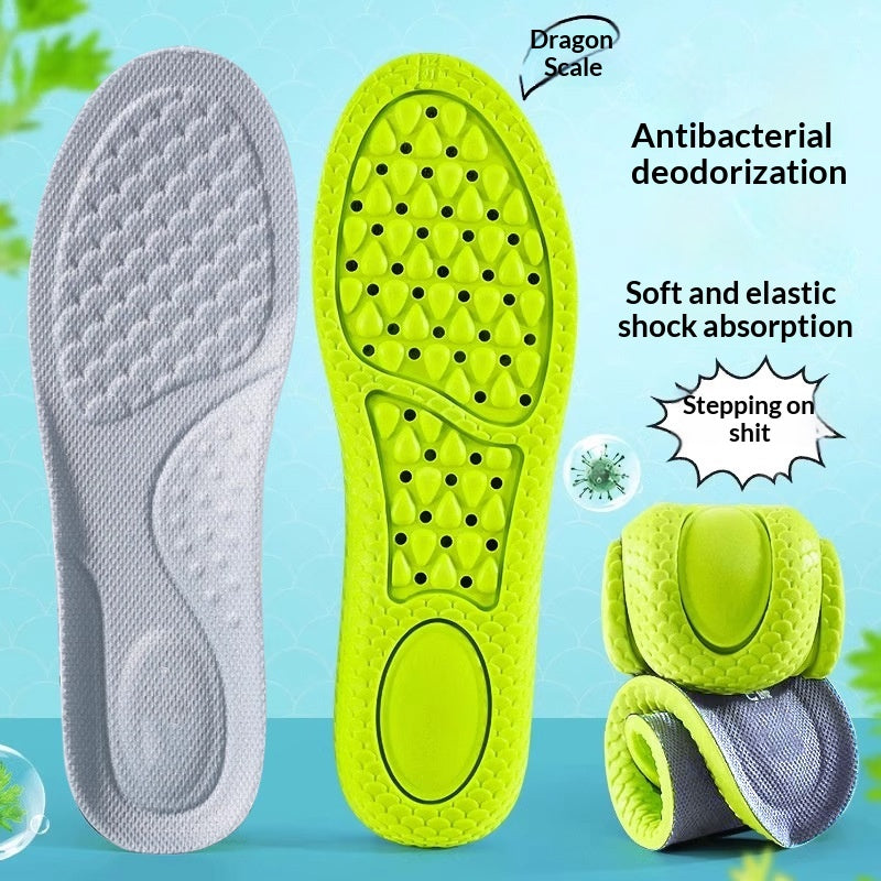 Semelles athlétiques absorbantes