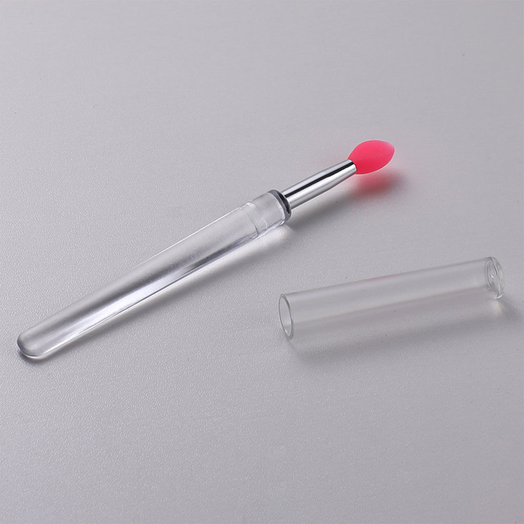 Set de brosse à lèvres en silicone réutilisable pour rouge à lèvres