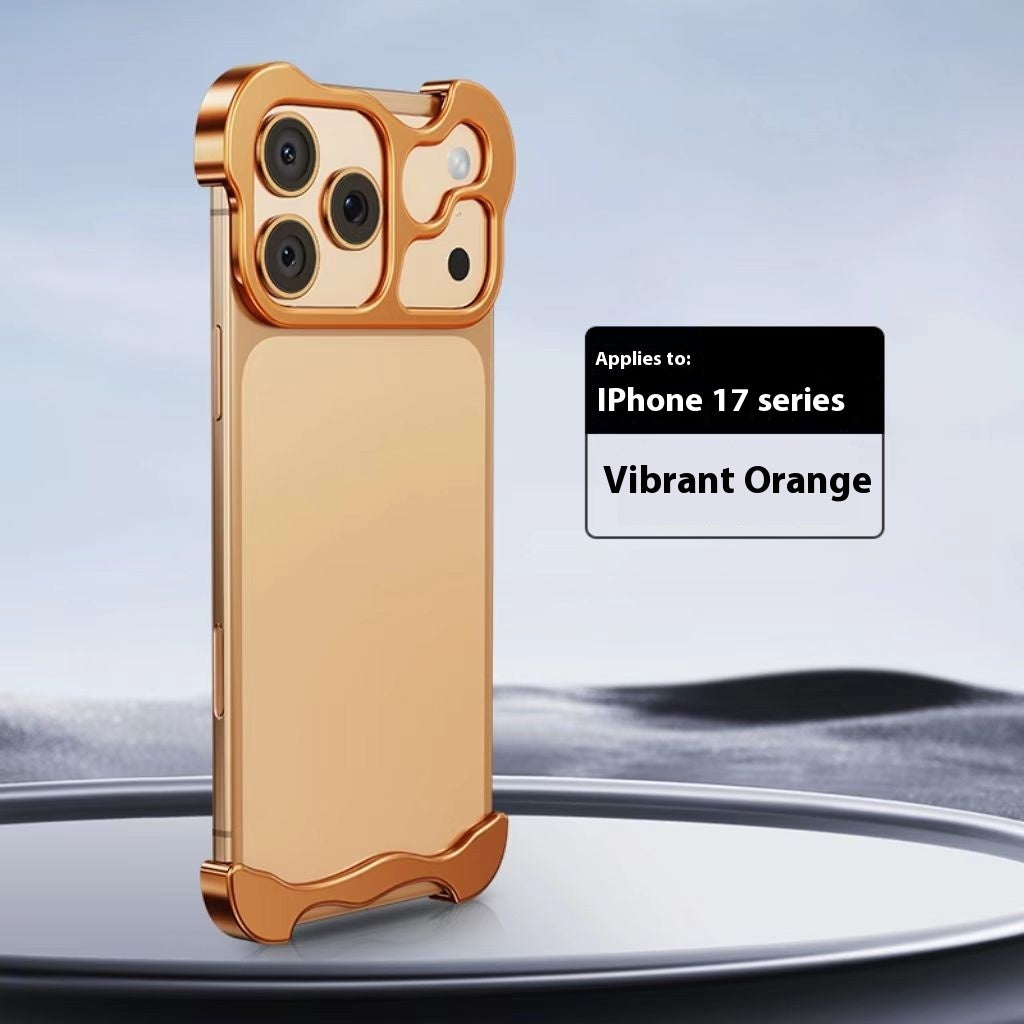 Cas de téléphone sans cadre métallique Matte