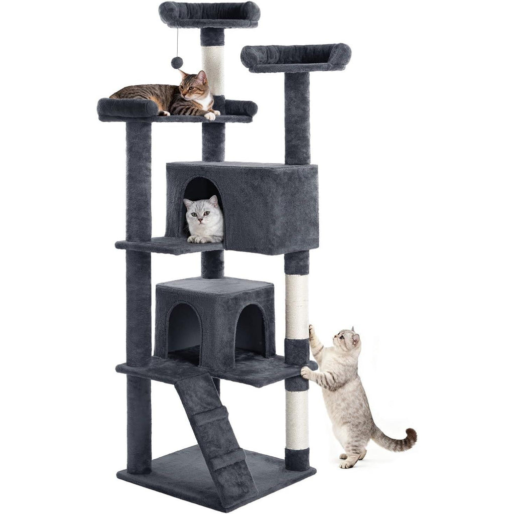 Arbre de chat multicouche de 56 pouces