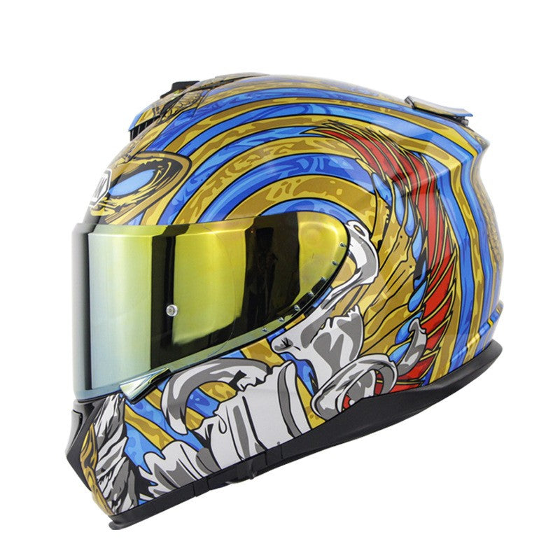 Casque de moto Full Face Riding Double Lens Casque de moto Full Cover