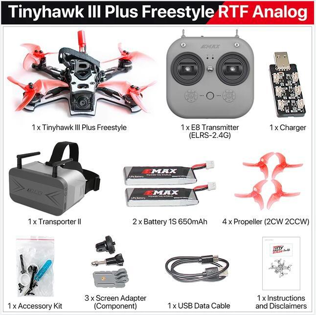 Tinyhawk III Plus Version Freestyle HD ELRS