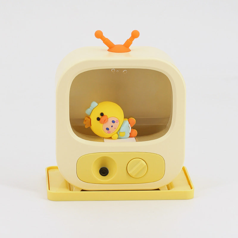Creative Home Desktop Small TV Shape Humidifier Atmosphère Lumières
