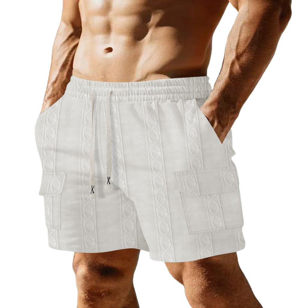 Short casual homme Corduroy Multi-pocket
