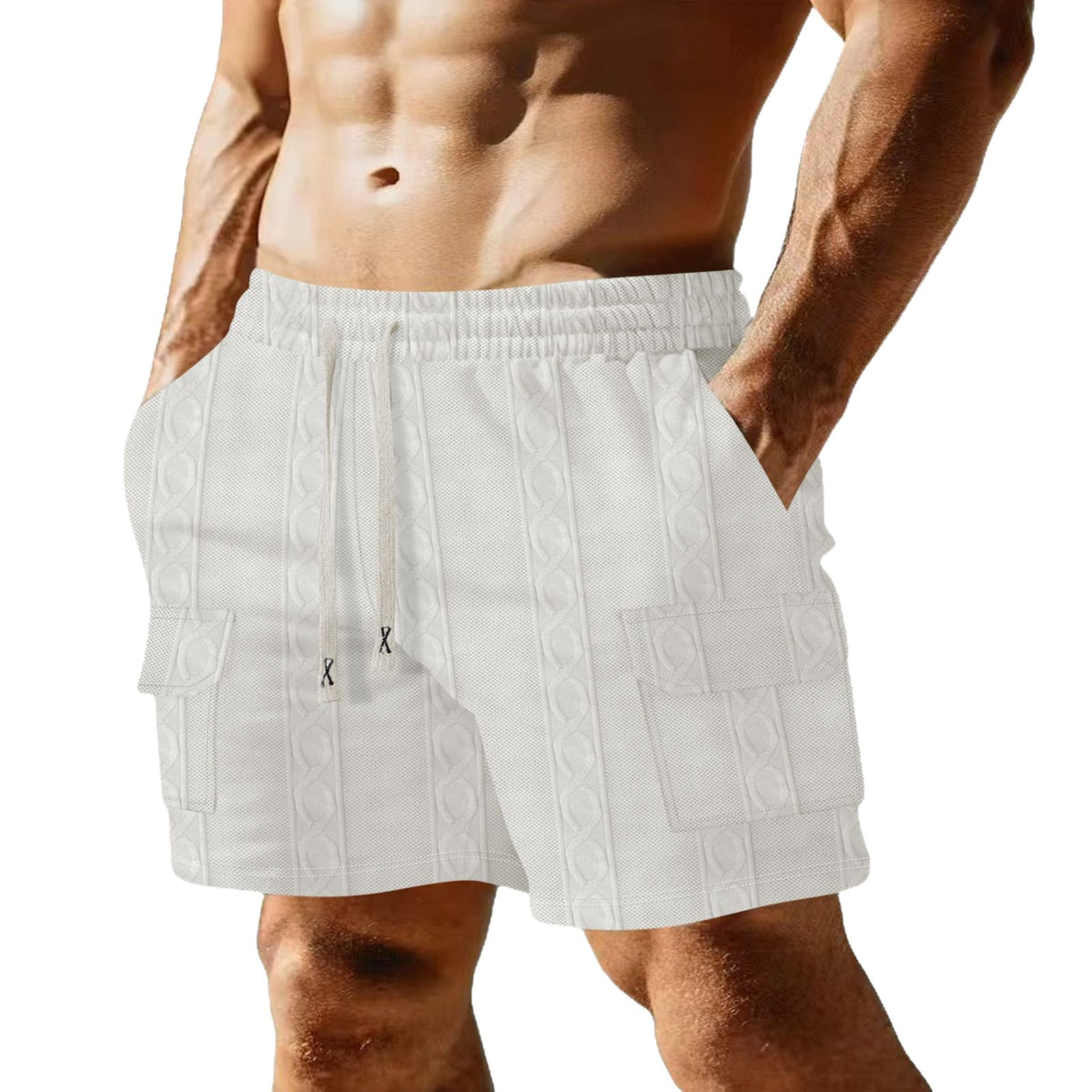 Short casual homme Corduroy Multi-pocket