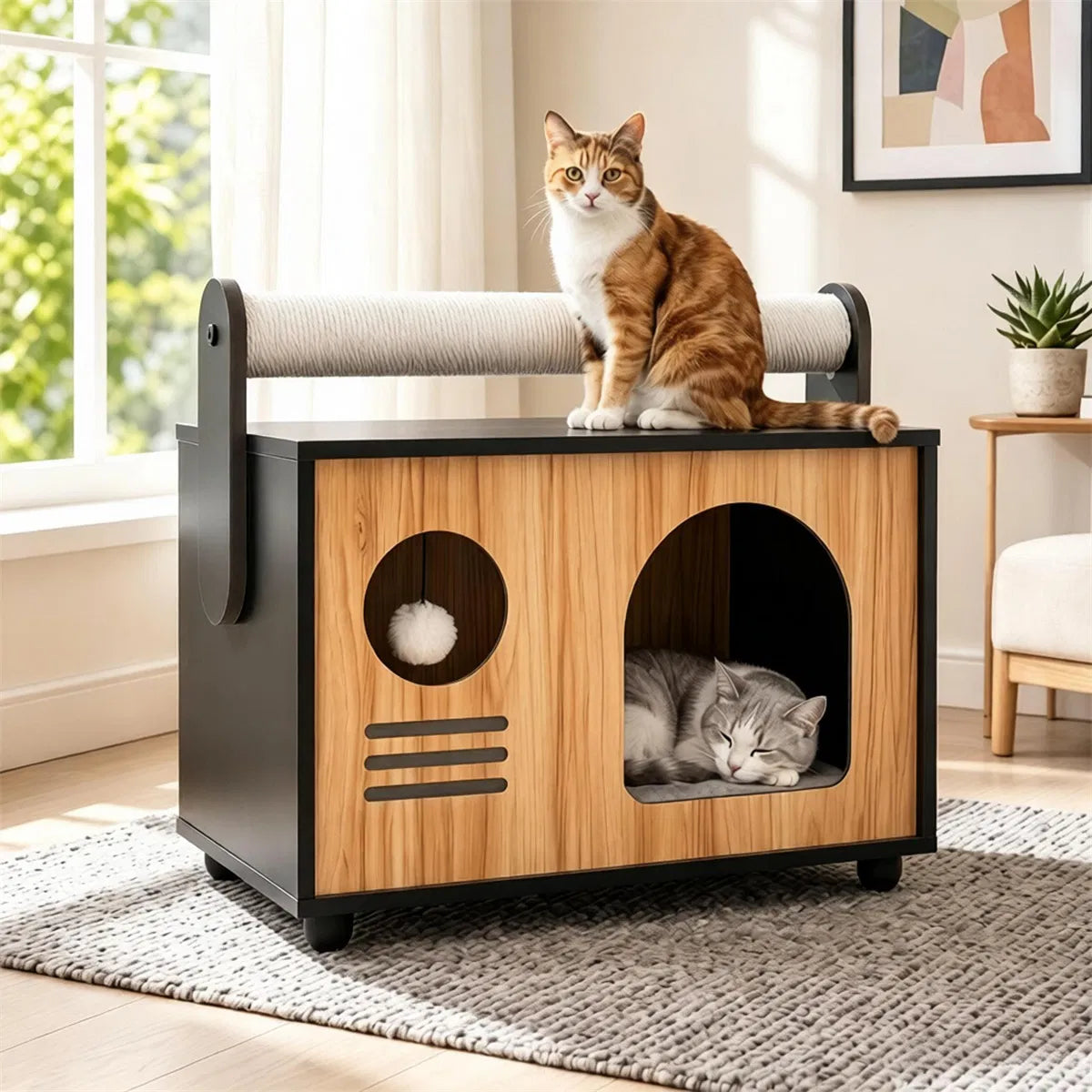 Chat et chien Kennel moderne 19 pouces X 12 X 17,5