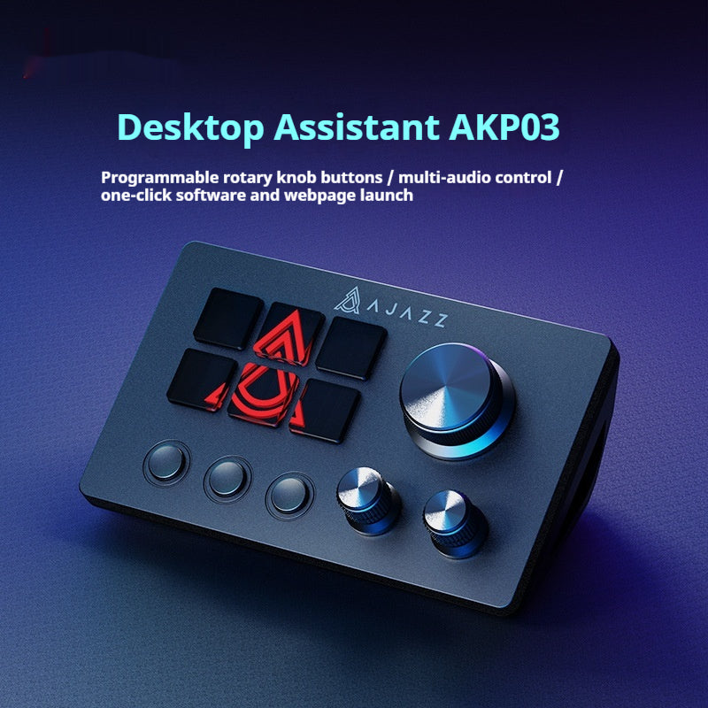 Live Assistant Volume Audio Channel Control Mesh Fichier Bouton de visualisation vidéo