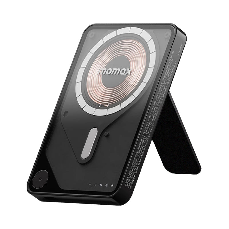 Magnetic Suction Power Bank with Transparent Cable Holder