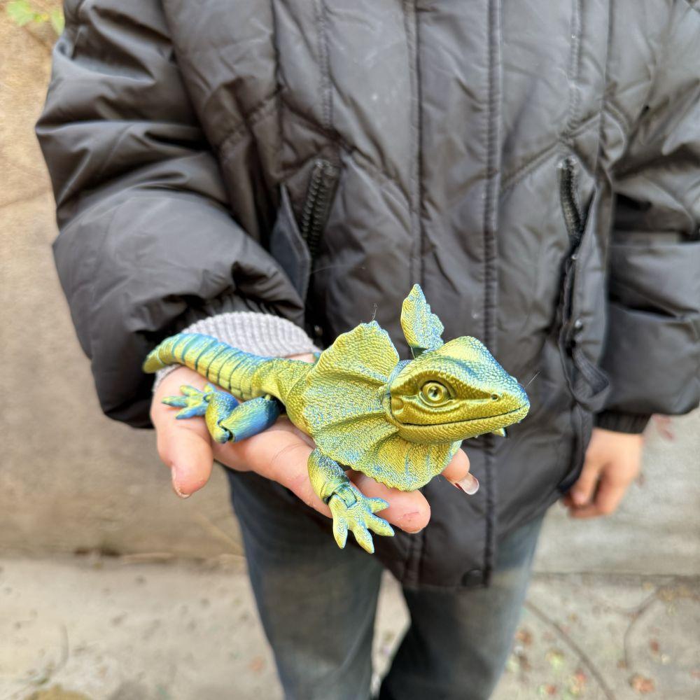 Modèle de caméléon animal de simulation imprimé en 3D