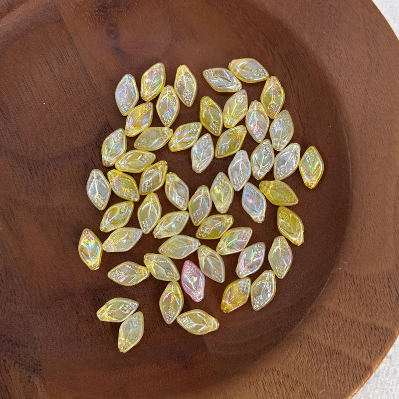 Perles lisses en acrylique bitones foncées