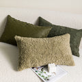 Oreiller lombaire vert Minimiste de style nordique Canapé dossier Coussin
