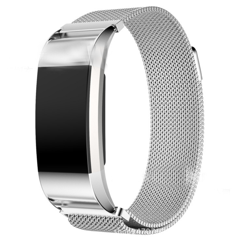 Milanese en acier inoxydable coloré Fitbit Charge 2