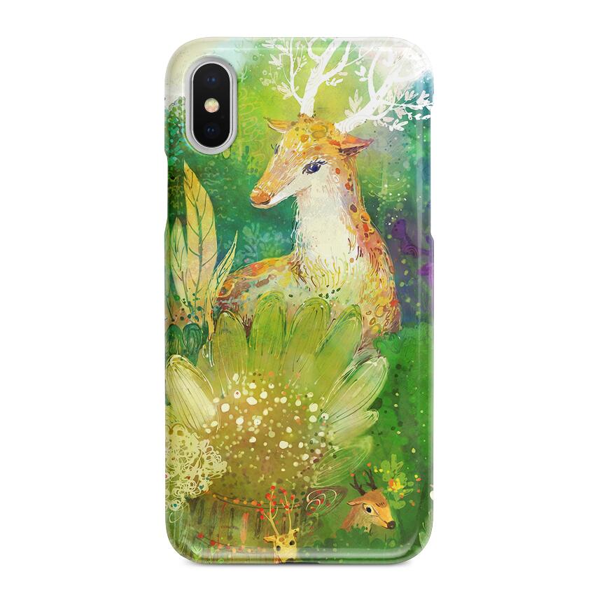 Couverture de protection du boîtier de téléphone mobile créatif Sika Deer
