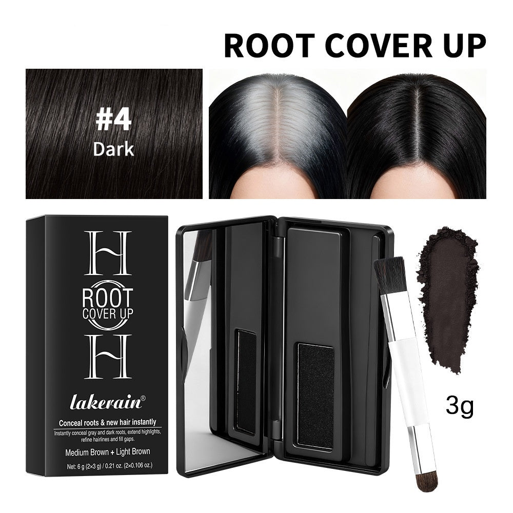Palette de Contour de Cheveux Poudre de Coiffure Double Couleur Poudre de Contour