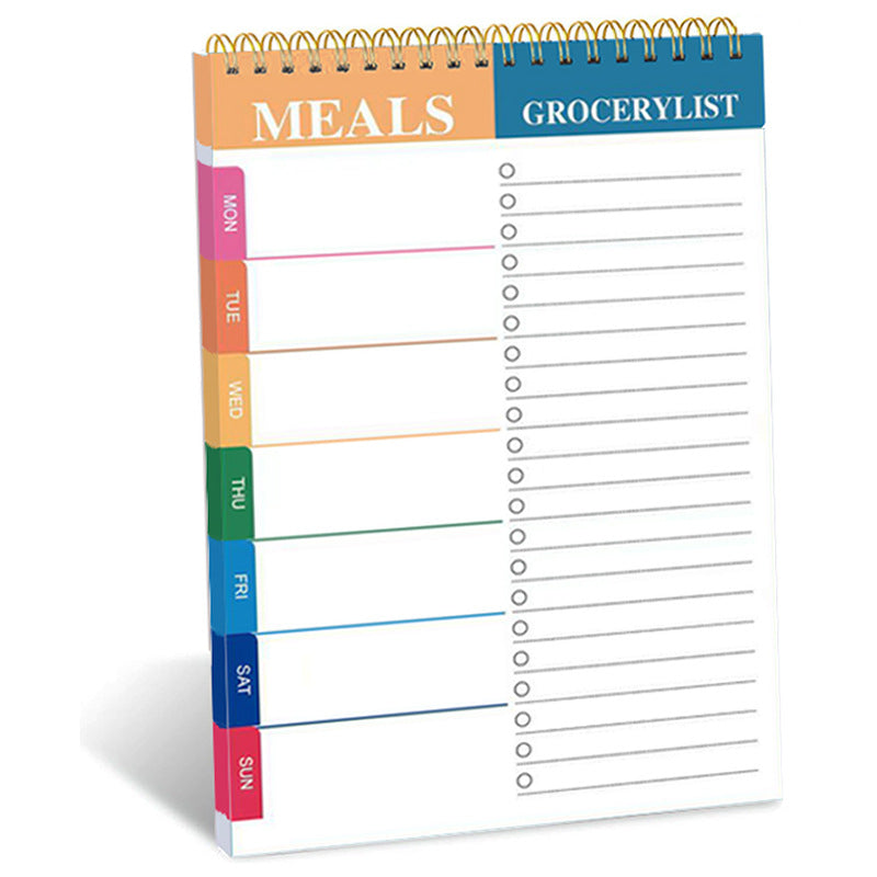 Utilisez un carnet de notes à feuillets mobiles pour la planification hebdomadaire et mensuelle avec un design minimaliste