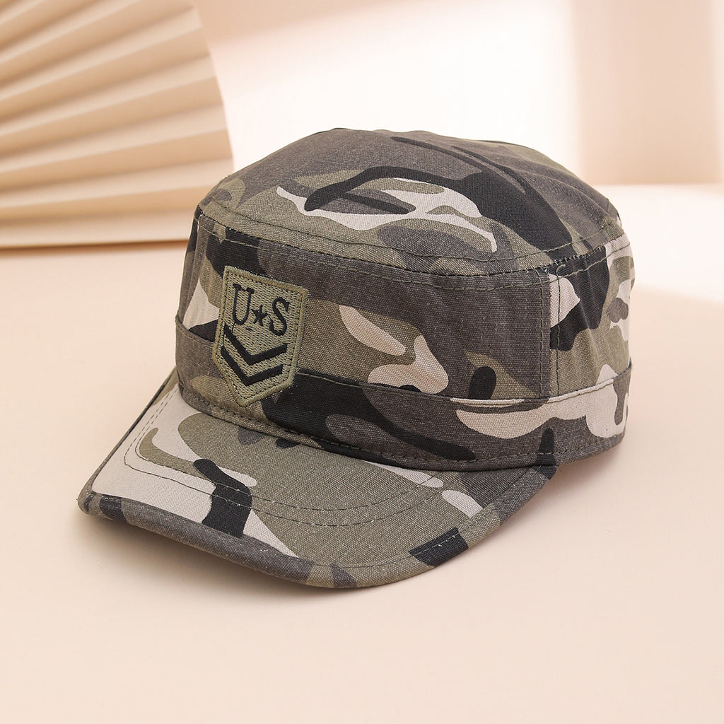 Chapeau de camouflage de mode plat