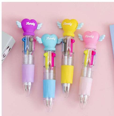 Cute Cartoon Cute Object Four-color Press Ballpoint Pen