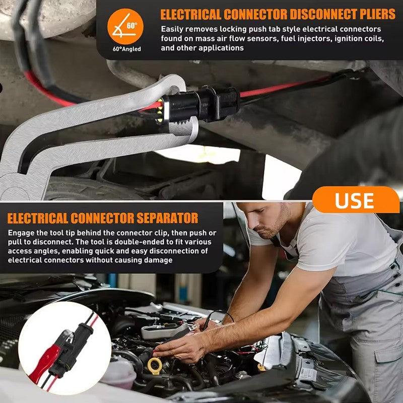 3x Pinces de déconnexion de connecteur électrique pour les voitures Automotive Plug Removal Plier
