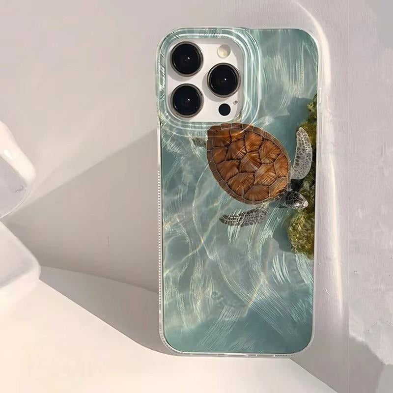 Shell Starfish Turtle Telephone Case Mode Tout compris