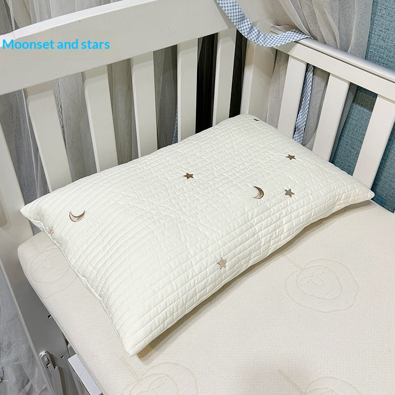 Oreiller pour bébé classe A en coton pur toute la saison