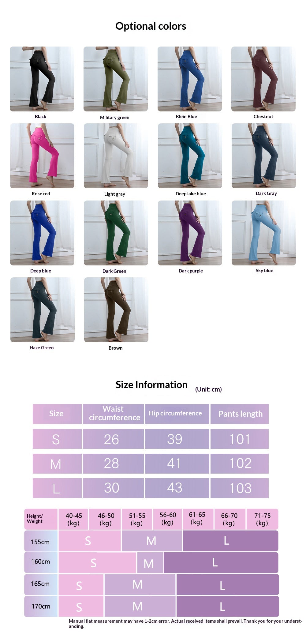 Pantalon de yoga à haute capacité de poche de pêche pour les femmes pour l'automne Et l'hiver