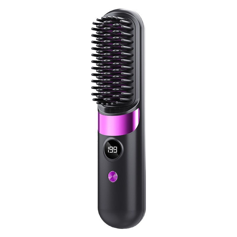 Peigne de redressage pour cheveux pour redressage et curling