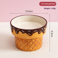 Creative Ice Cream Themed Pet Bowl