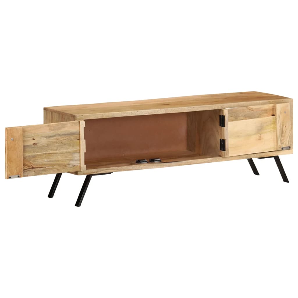 TV armoire 110x30x40 cm en bois de mangue massif