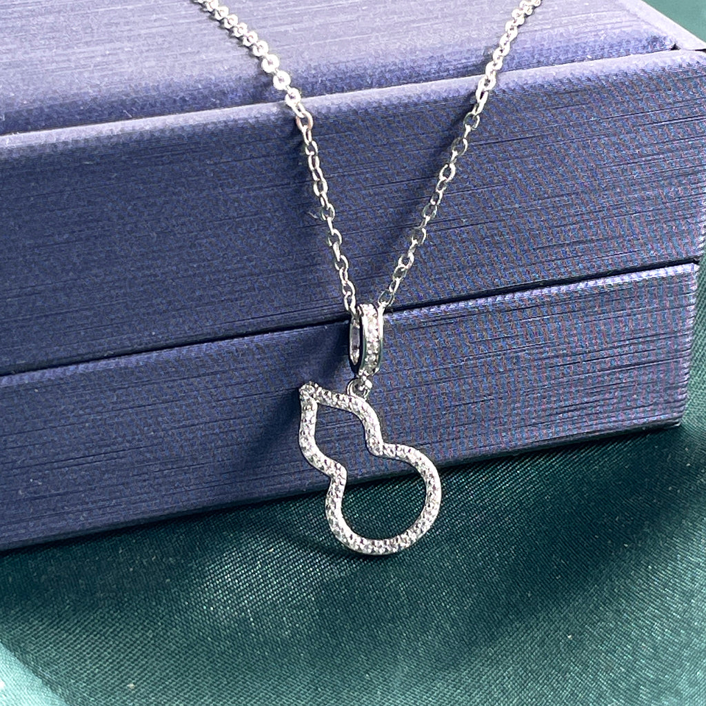 S925 Argent Sterling 44pcs D Couleur VVS1 Moissanite Collier de sortie 43cm Pave Penda