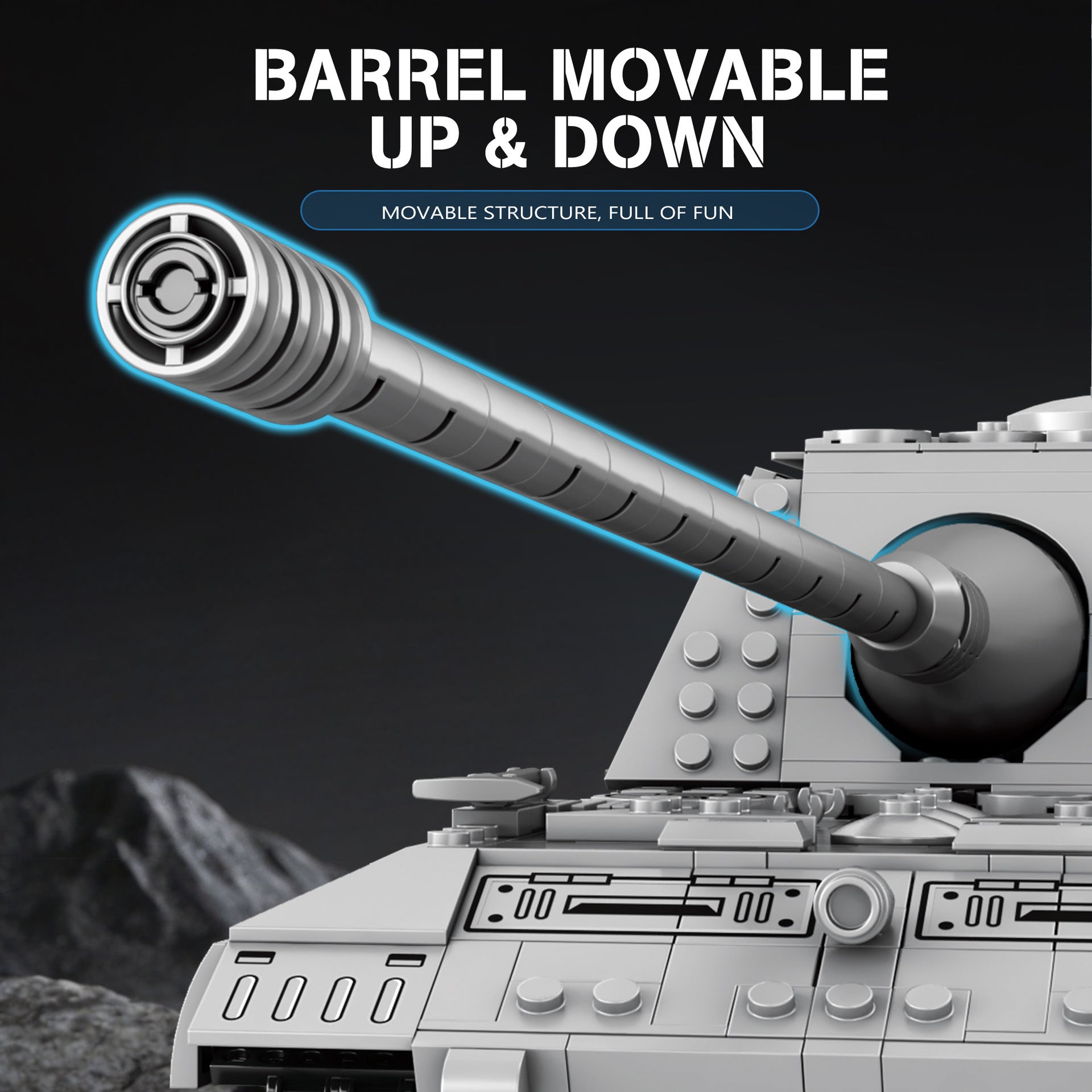 Reobrix E100 World of Tanks Puzzle Toy