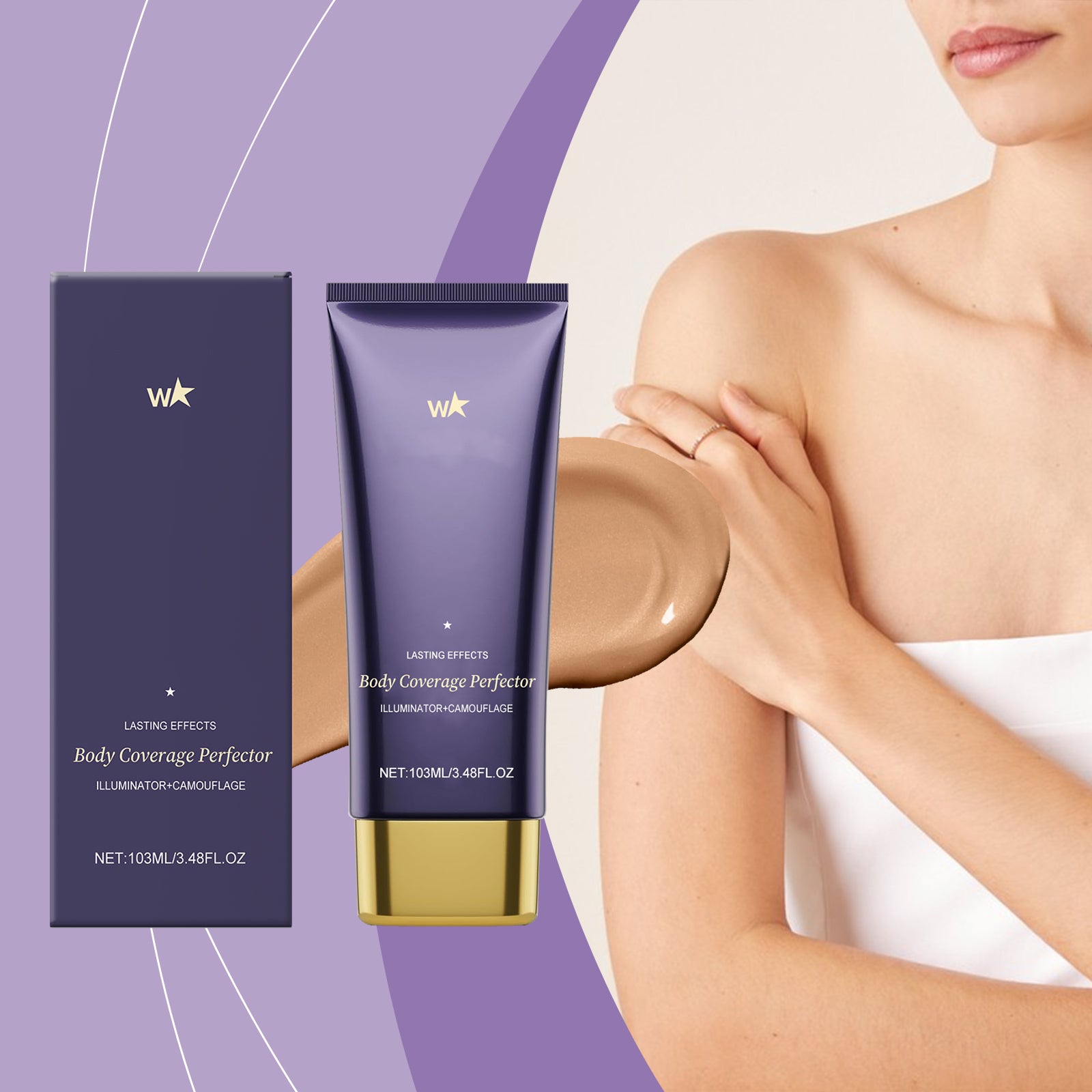 Body Concealer Reparation Crème Golden Radiance 103ml-boîte