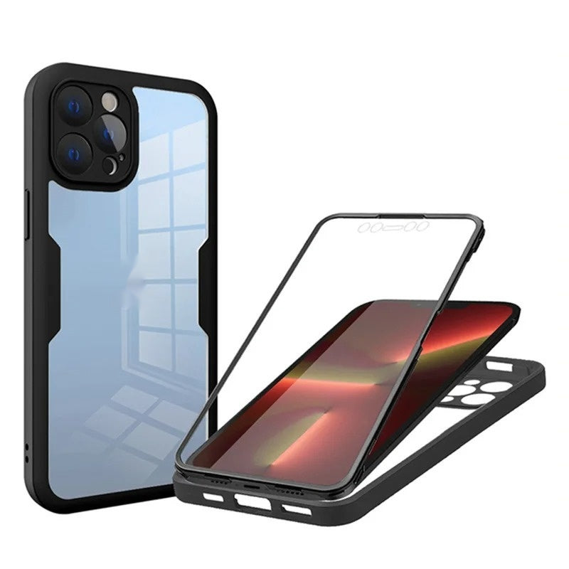 Shell Membrane boîtier de téléphone intégré résistant à la chute boîtier de protection transparent