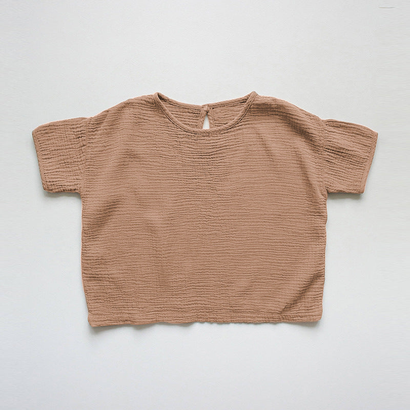 La mode des enfants et des filles' Top Short Sleeve