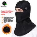 Cyclisme extérieur chaud double couche polaire épais coupe vent moto casque Linin