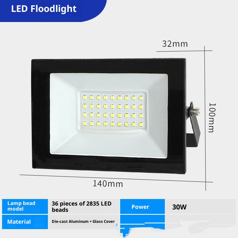 Borderless LED Projecteur extérieur étanche