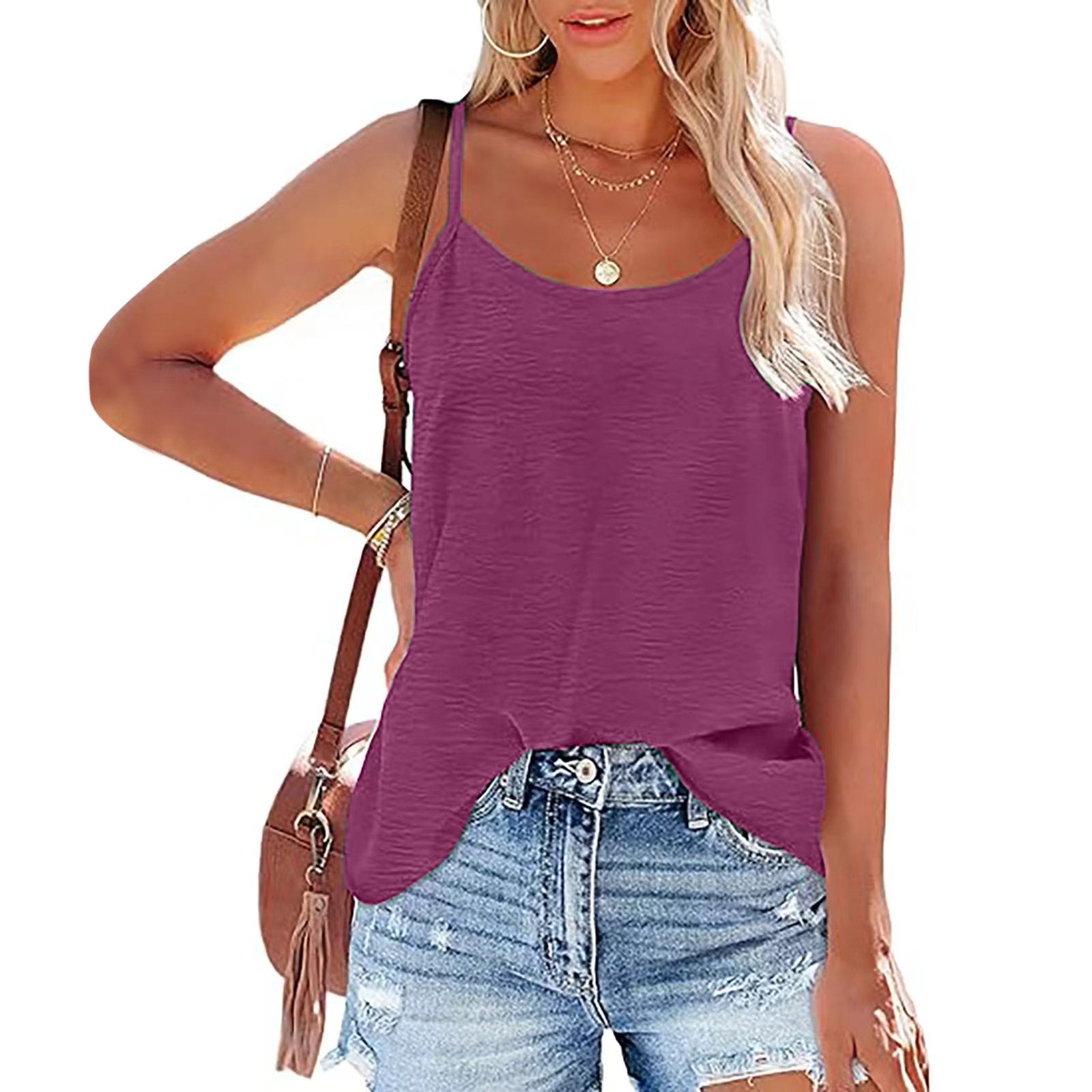 Femmes Solid-Color Ice-Silk rided Backless Boitier Top
